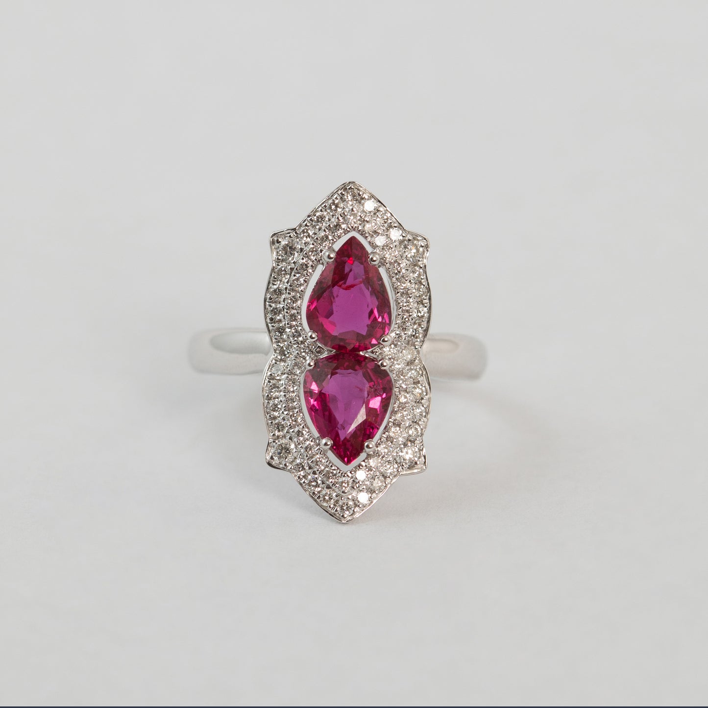 The Twin Flame Ruby Ring