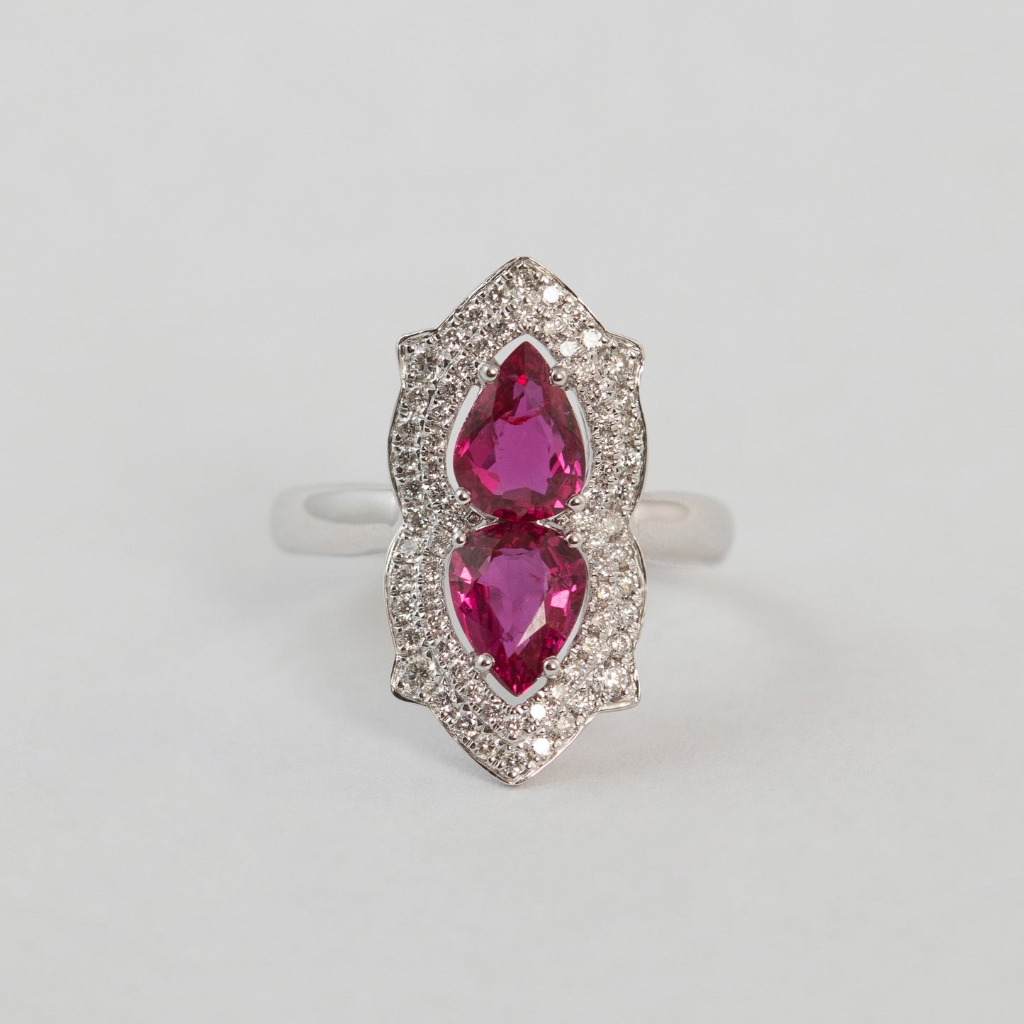 The Twin Flame Ruby Ring