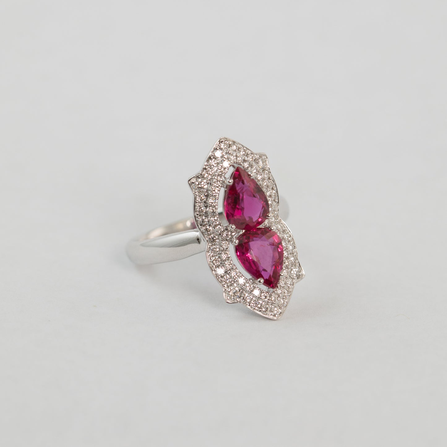 The Twin Flame Ruby Ring