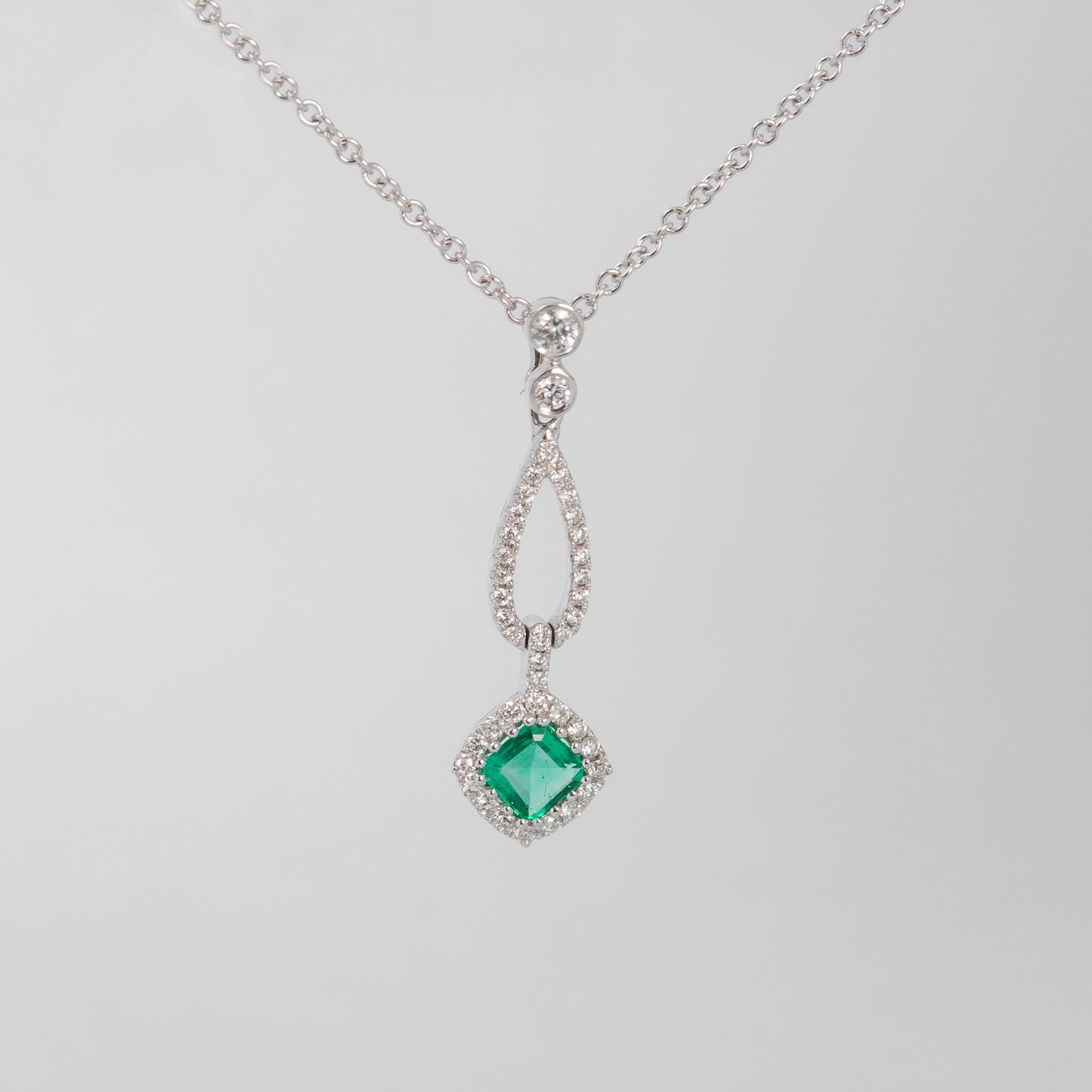 The Emerald Drop Necklace