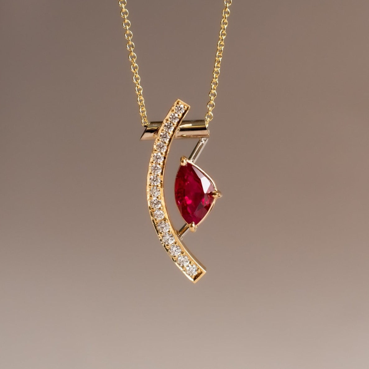 Burmese Ruby Pendant