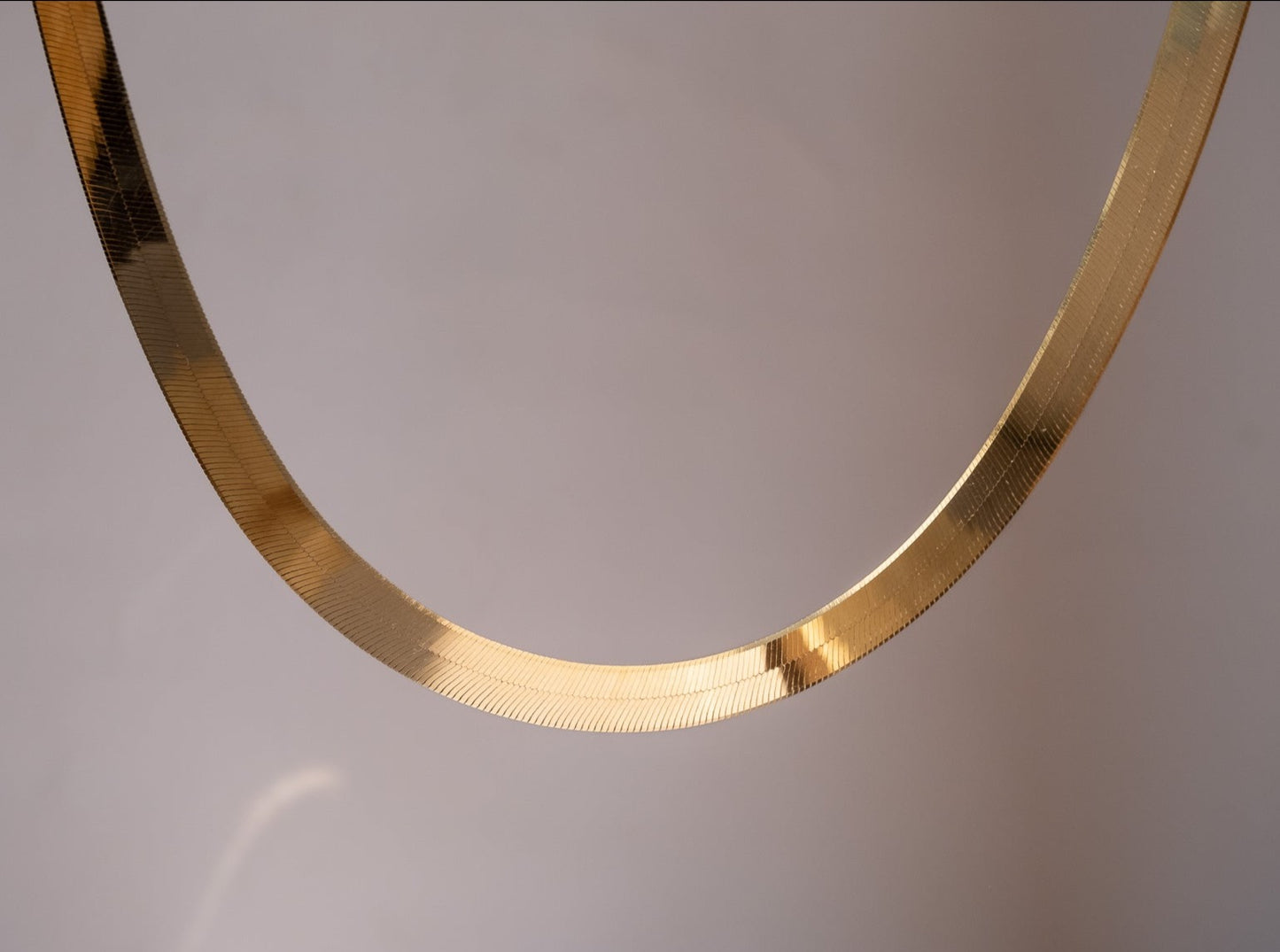 The Vintage Wide Herringbone Necklace