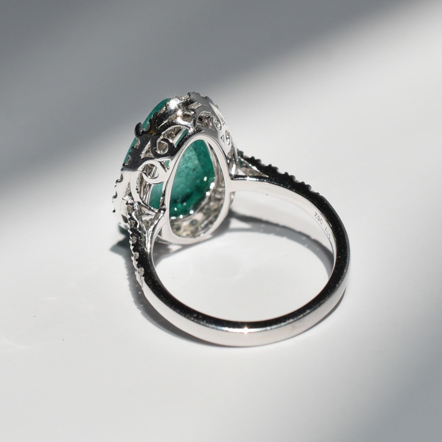 The Cabochan Emerald Ring