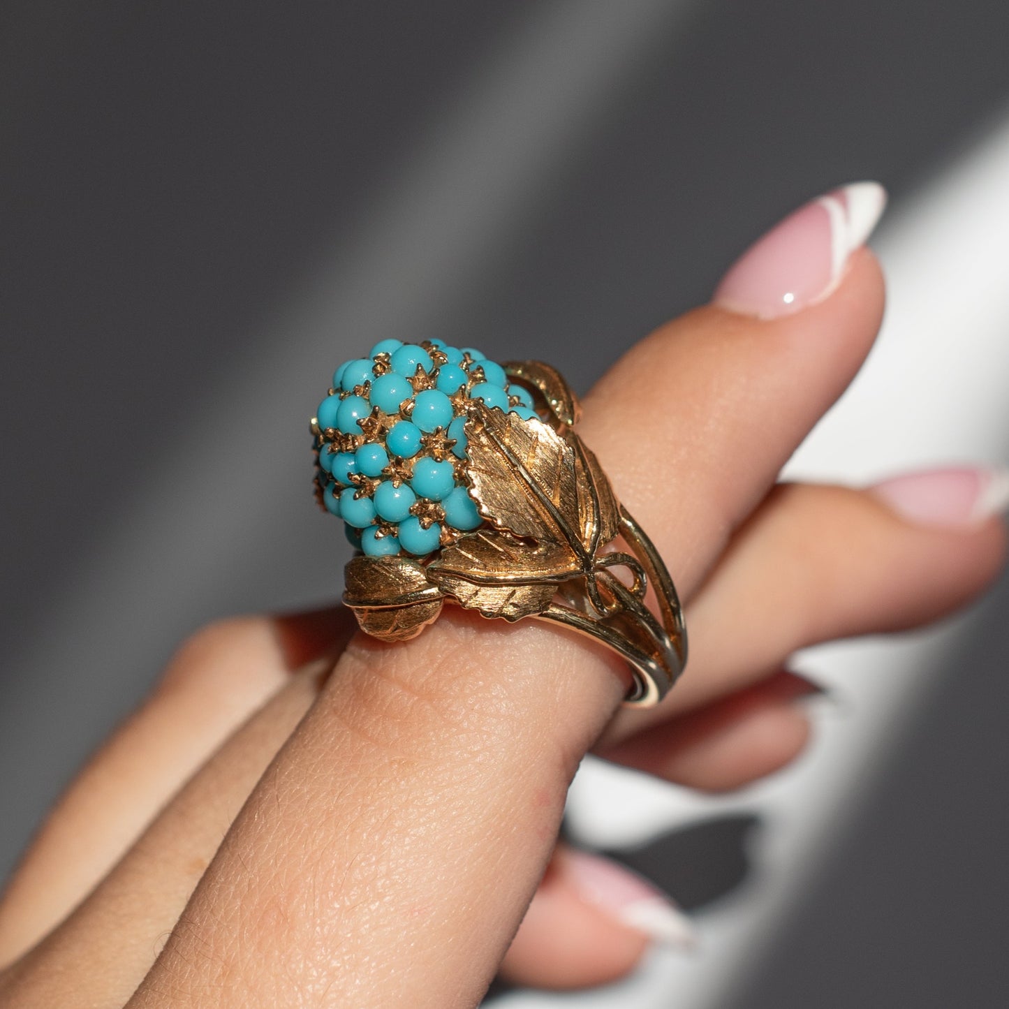 Vintage Hydrangea Ring