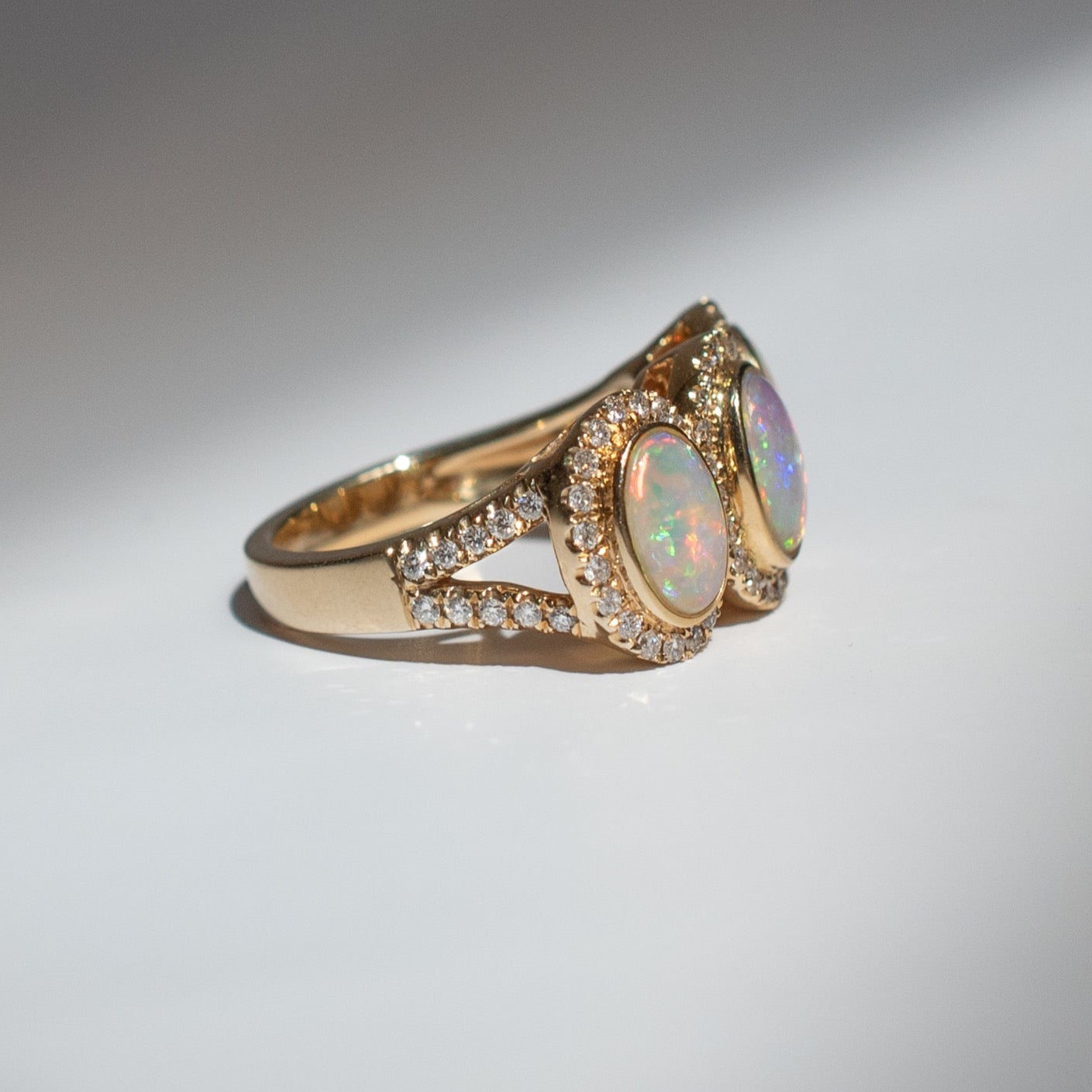 The Trinity Opal Ring