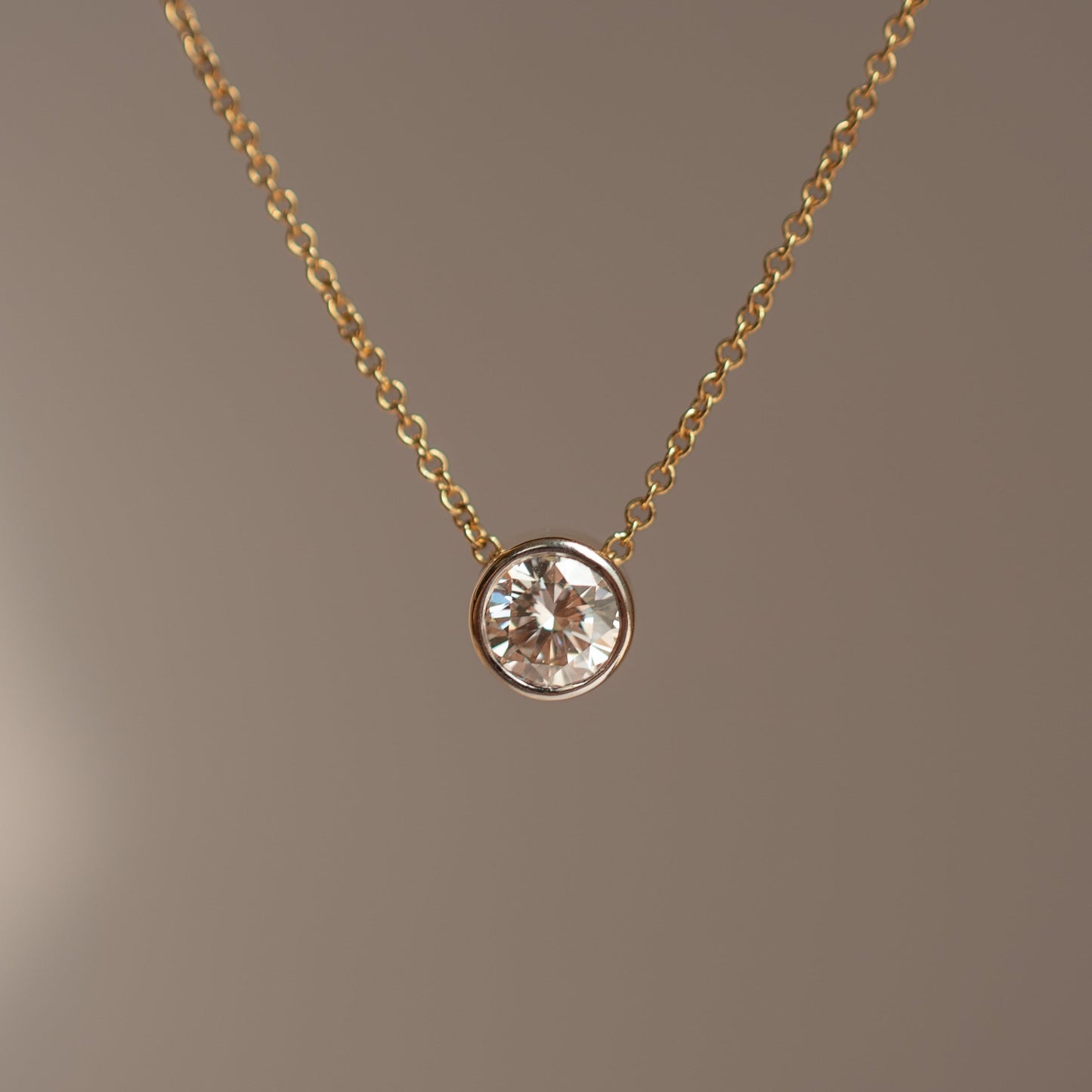 Diamond Bezel Pendant