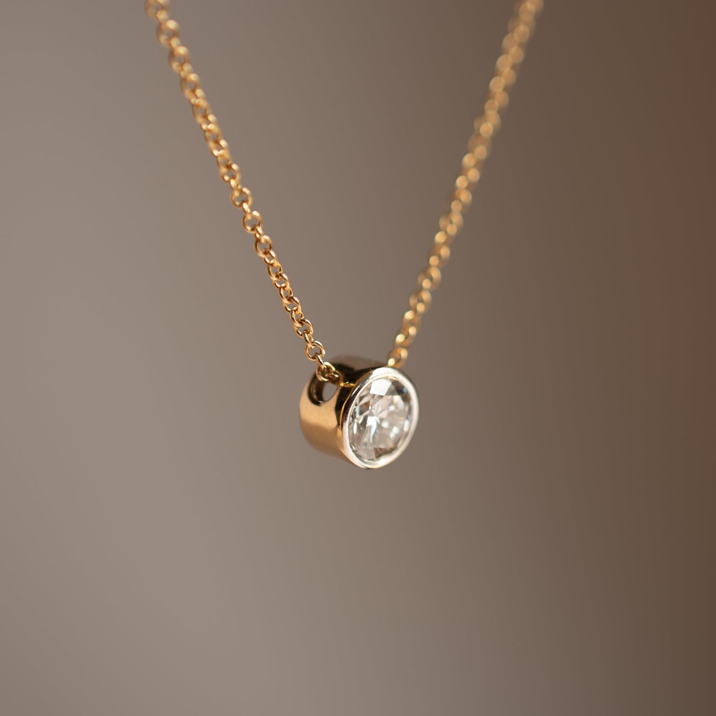 Diamond Bezel Pendant