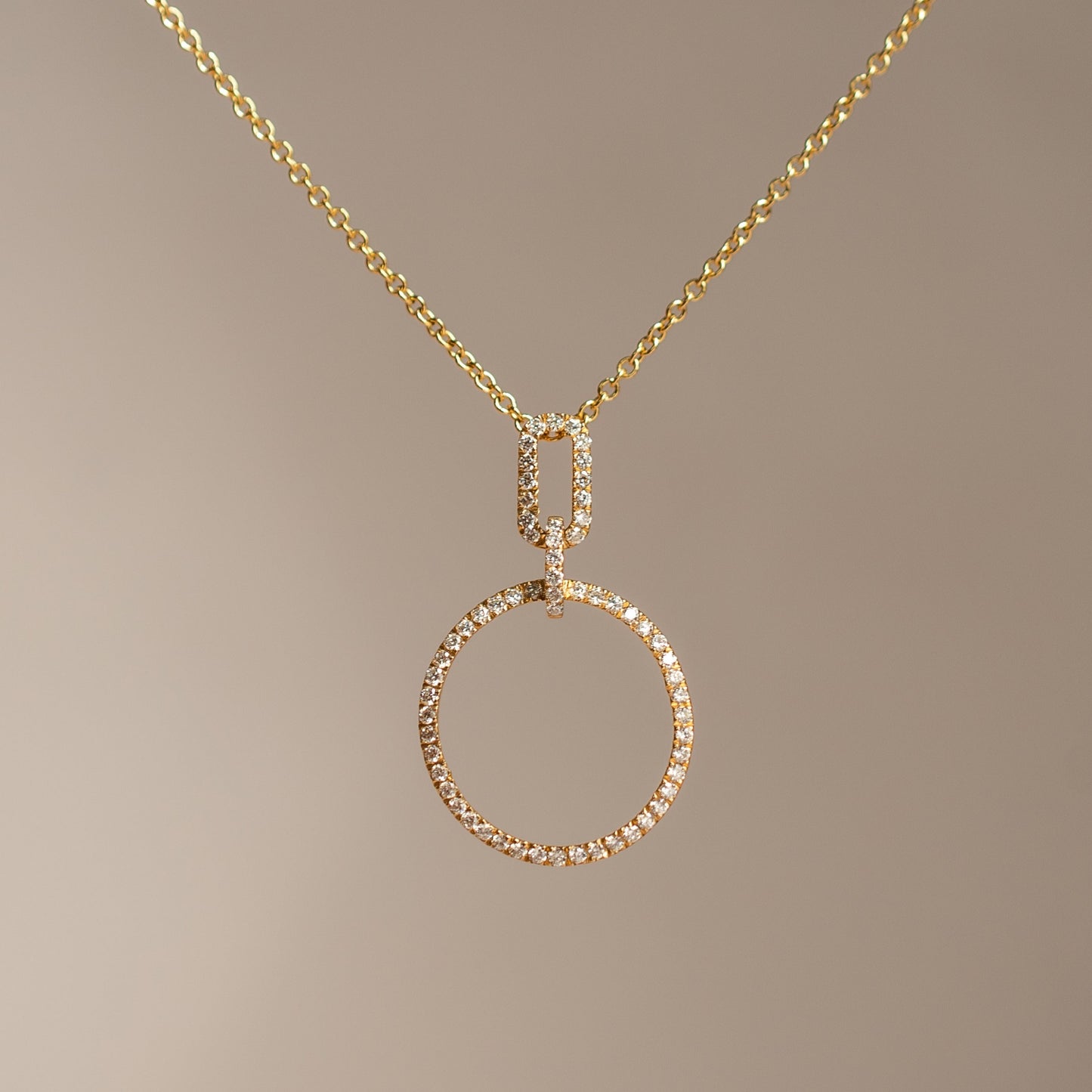 The Interlocking Diamond Pendant