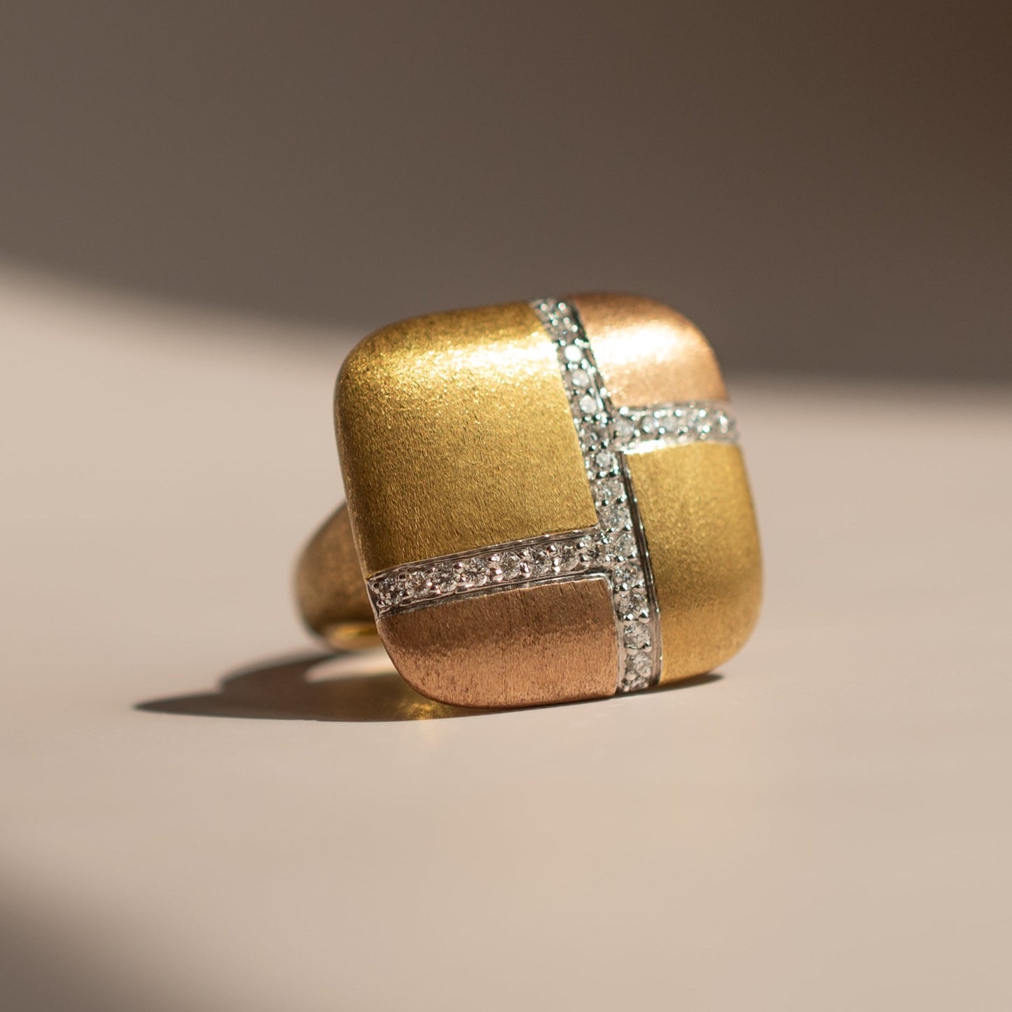 The Gold Cushion Ring