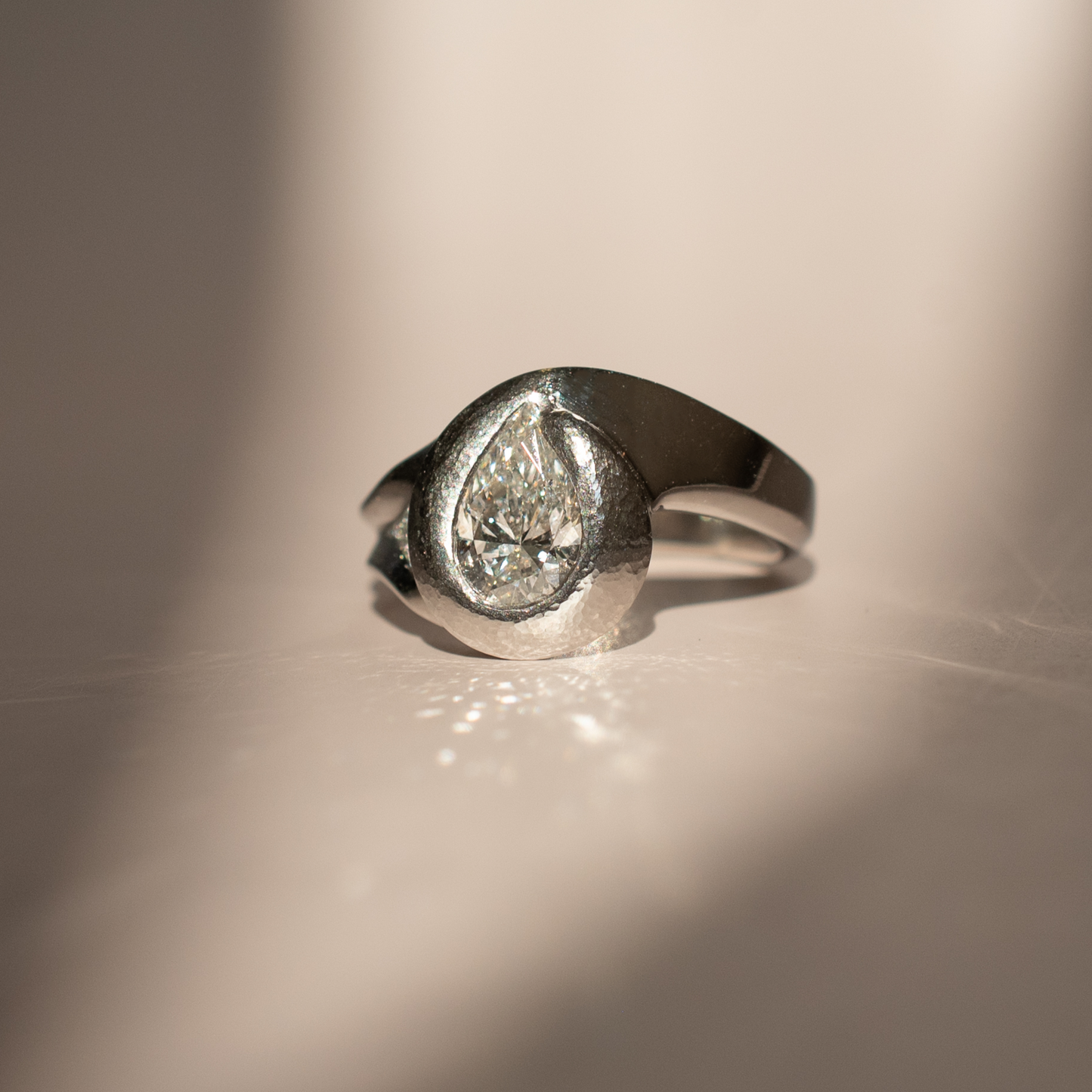 The Sculpted Diamond Ring by Jay Lubeck