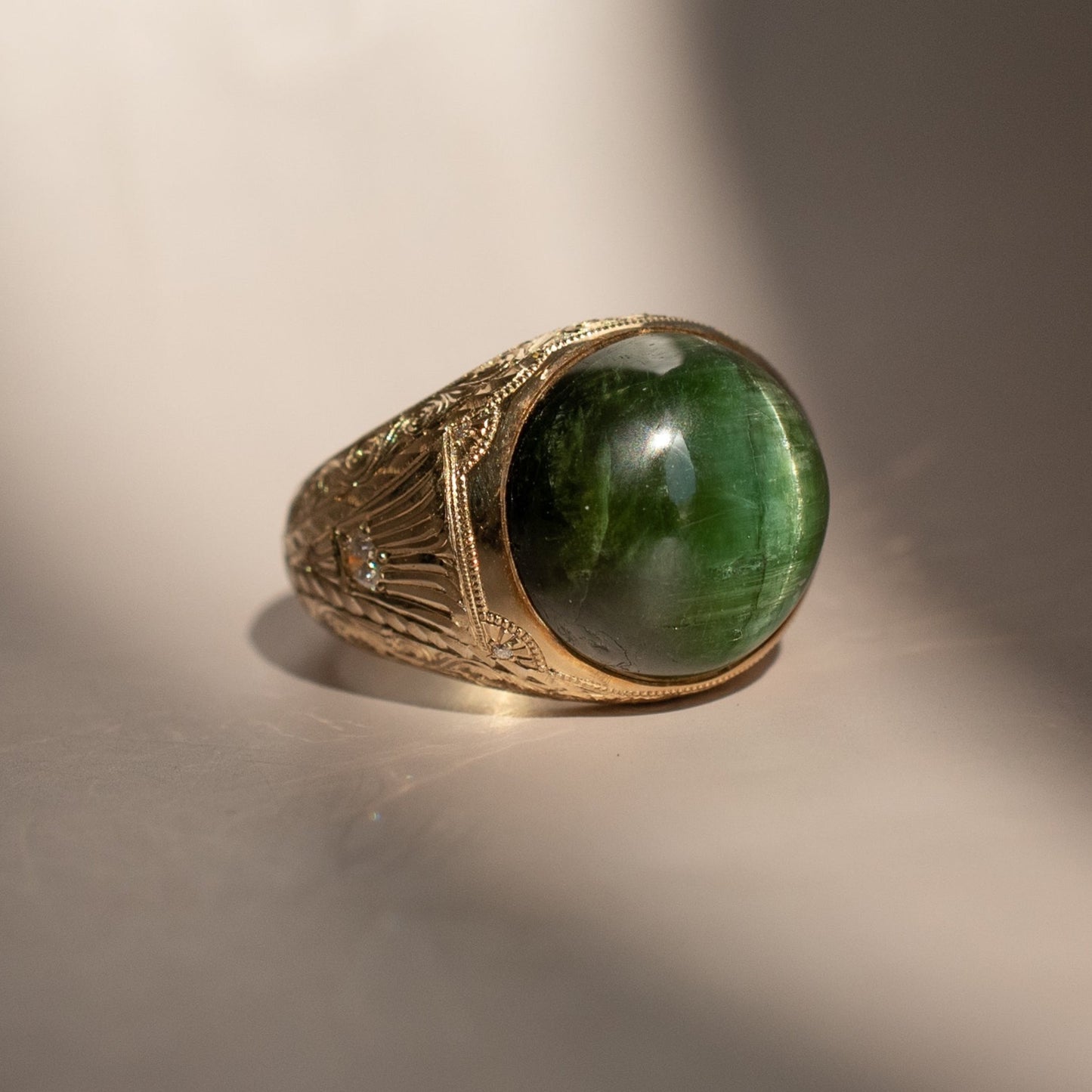 Cat's Eye Tourmaline Ring