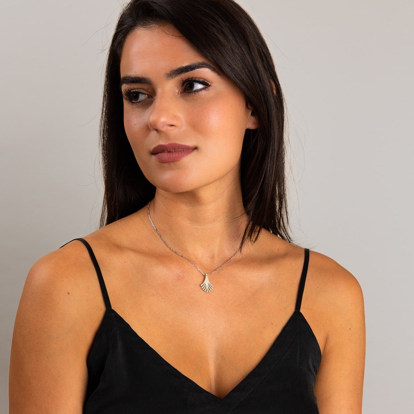 The Sapphire Fan Pendant