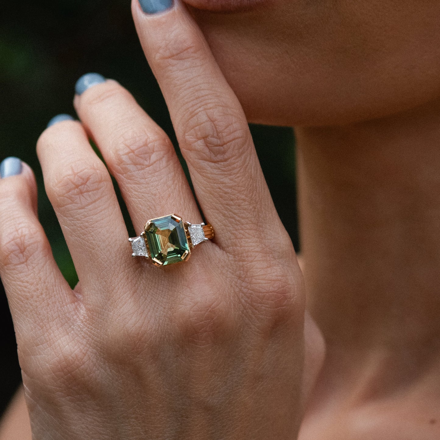The Green Sapphire Ring
