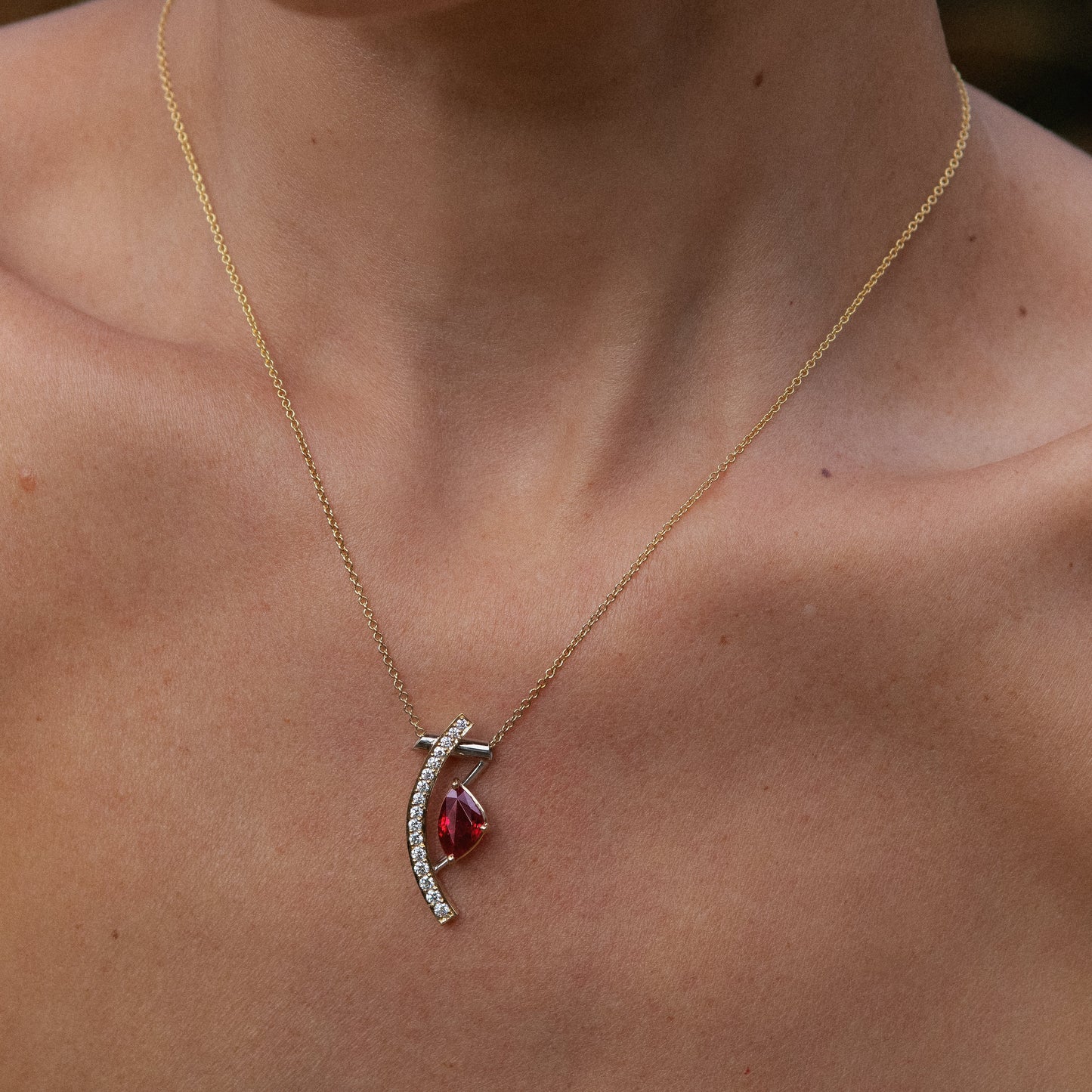The Burmese Ruby Pendant