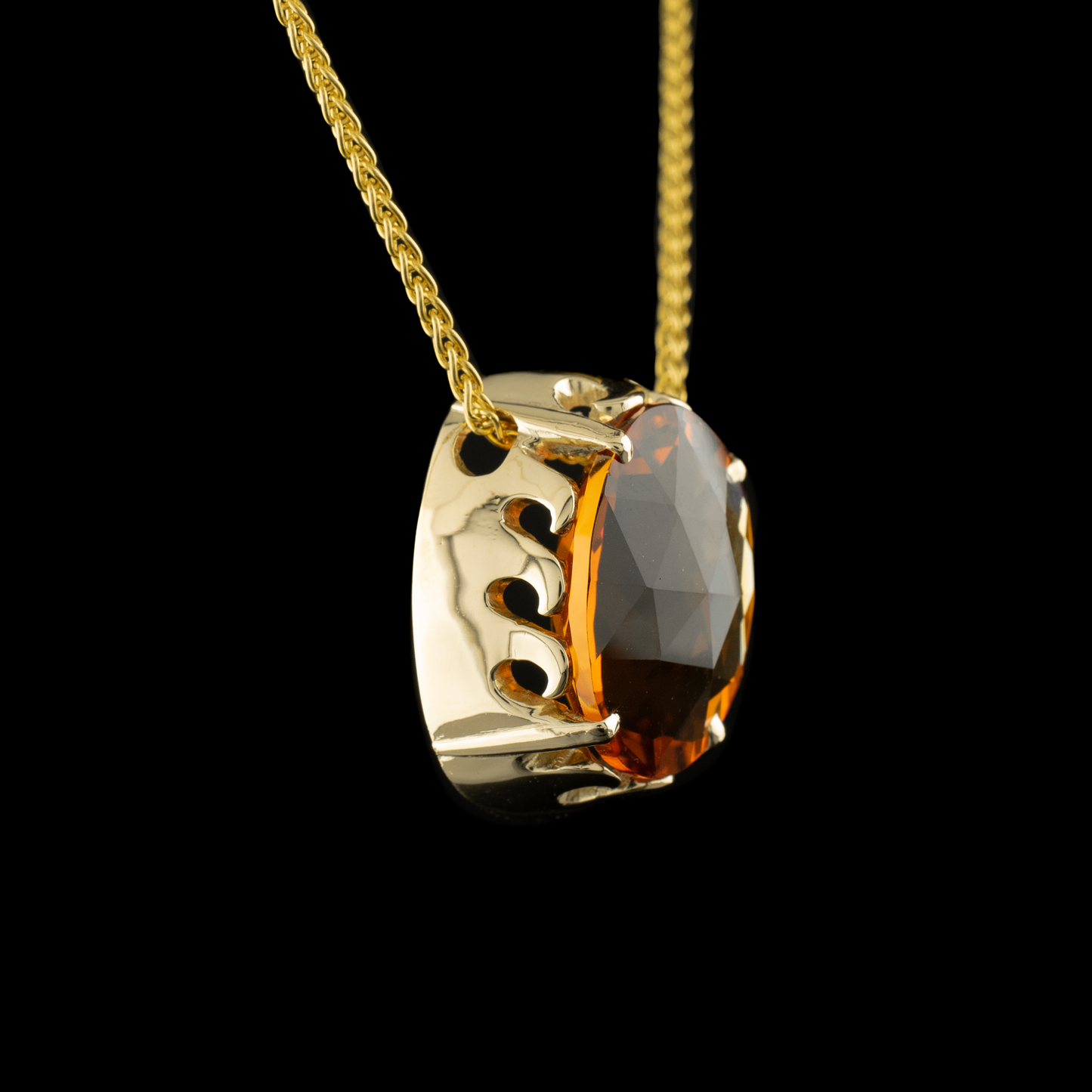 The Golden Hurricane Pendant