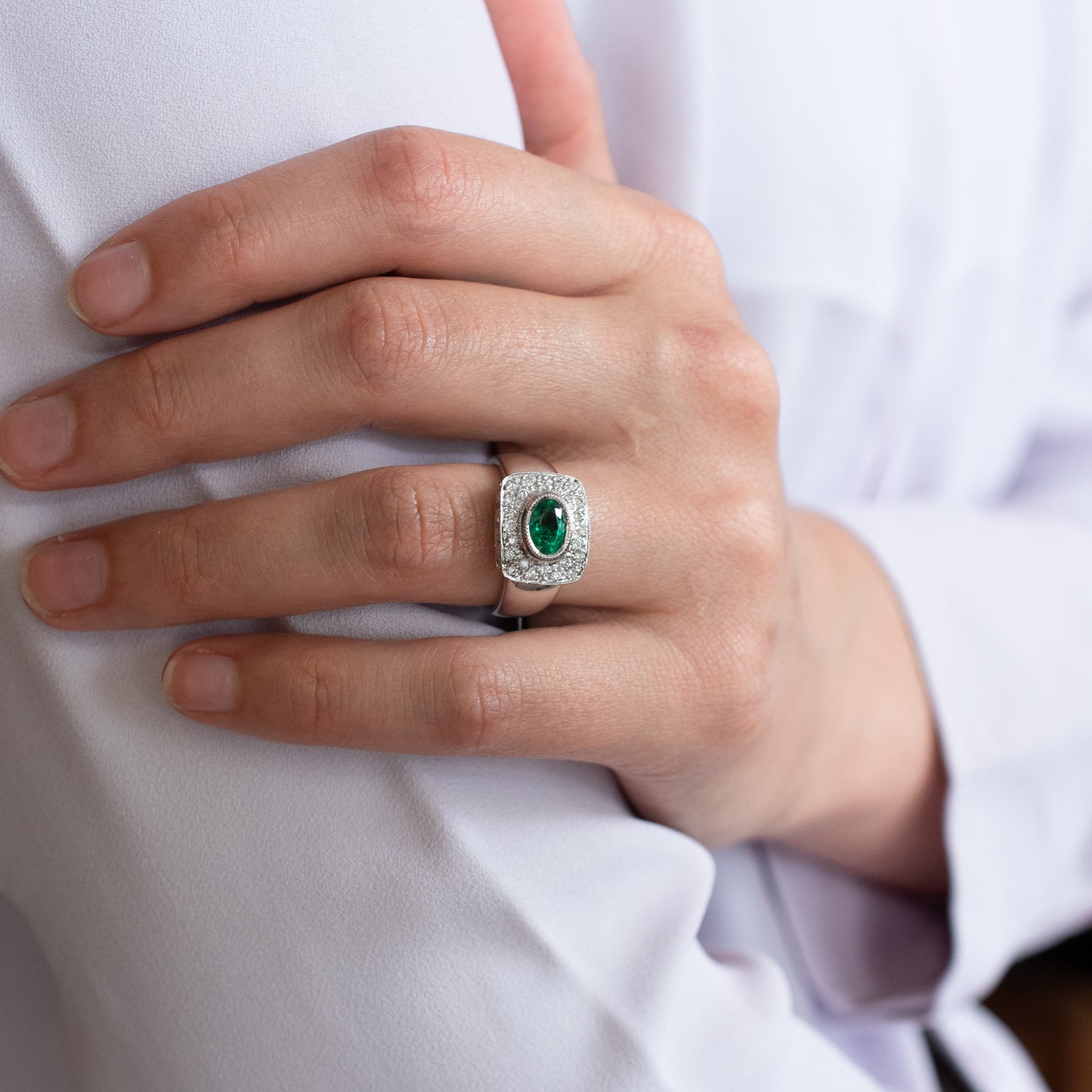 The Bold Emerald Ring