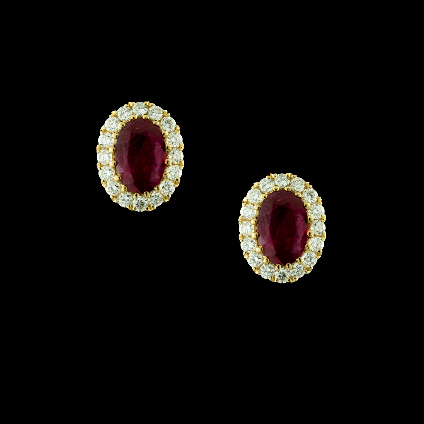 The Ruby Stud Earrings