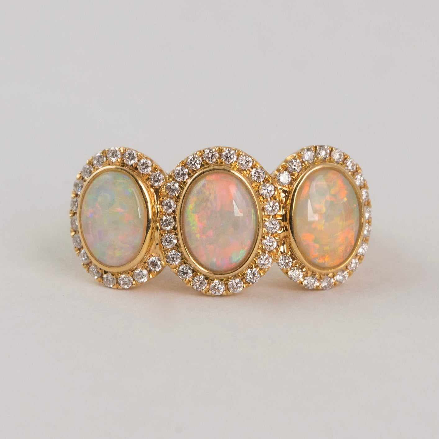 The Trinity Opal Ring