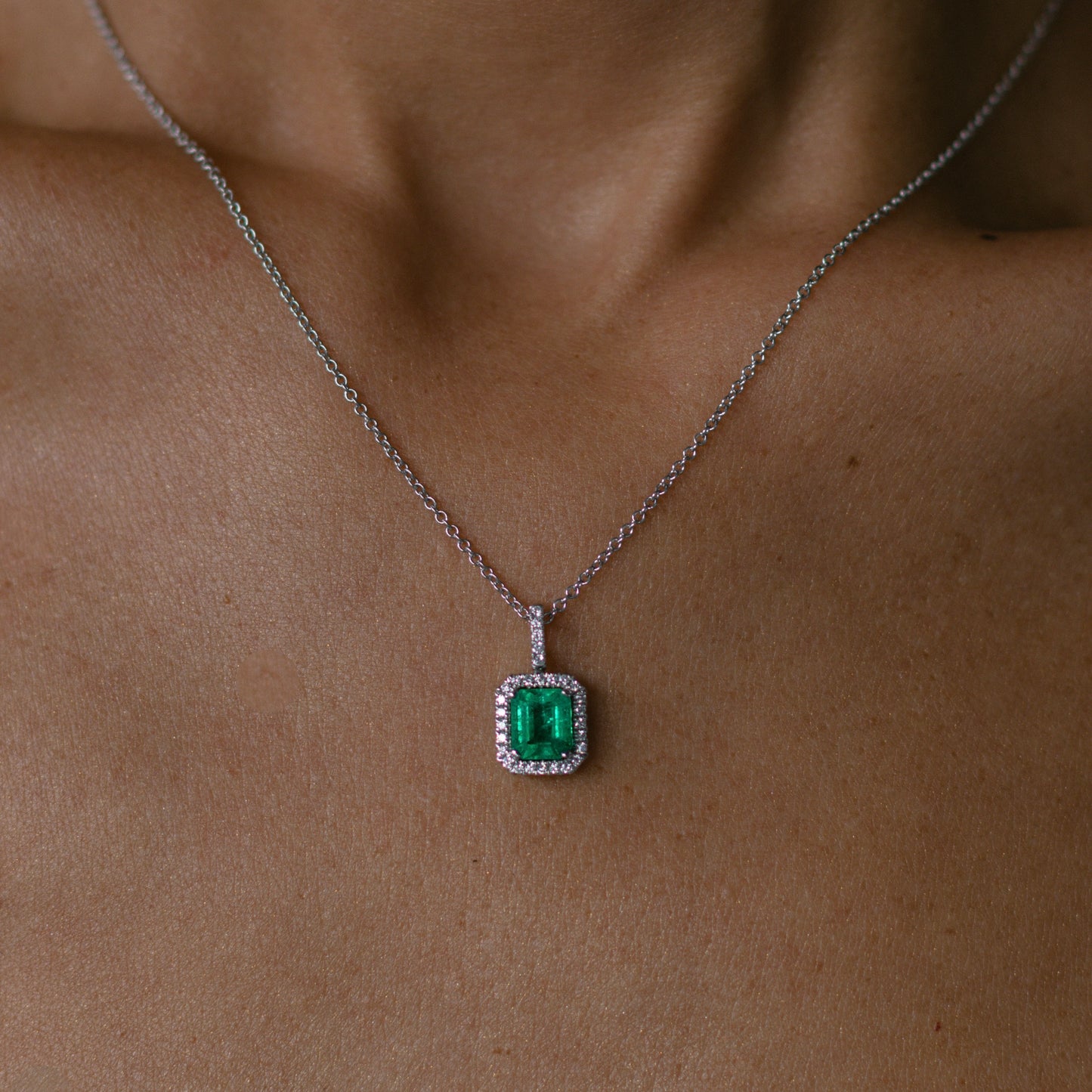 Le Petit Jardin Emerald Pendant