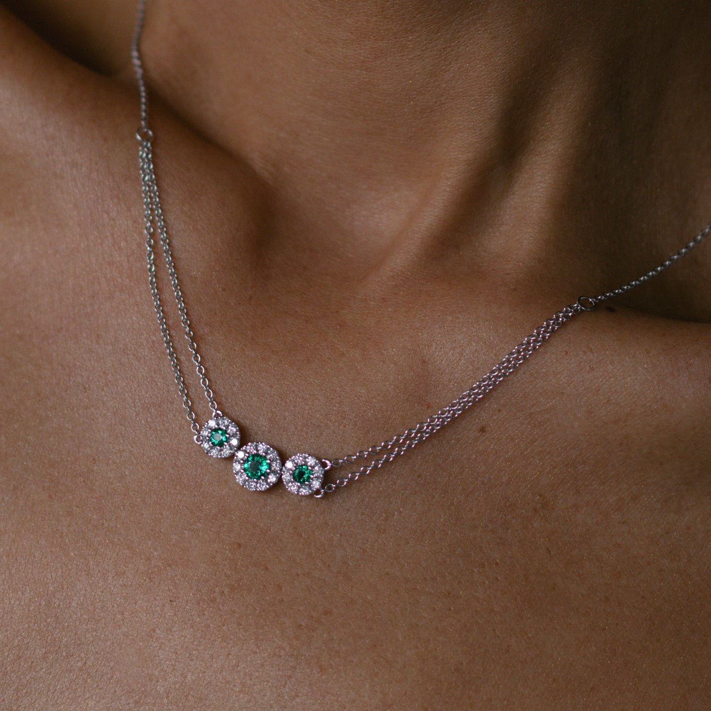 The Emerald Mini Necklace