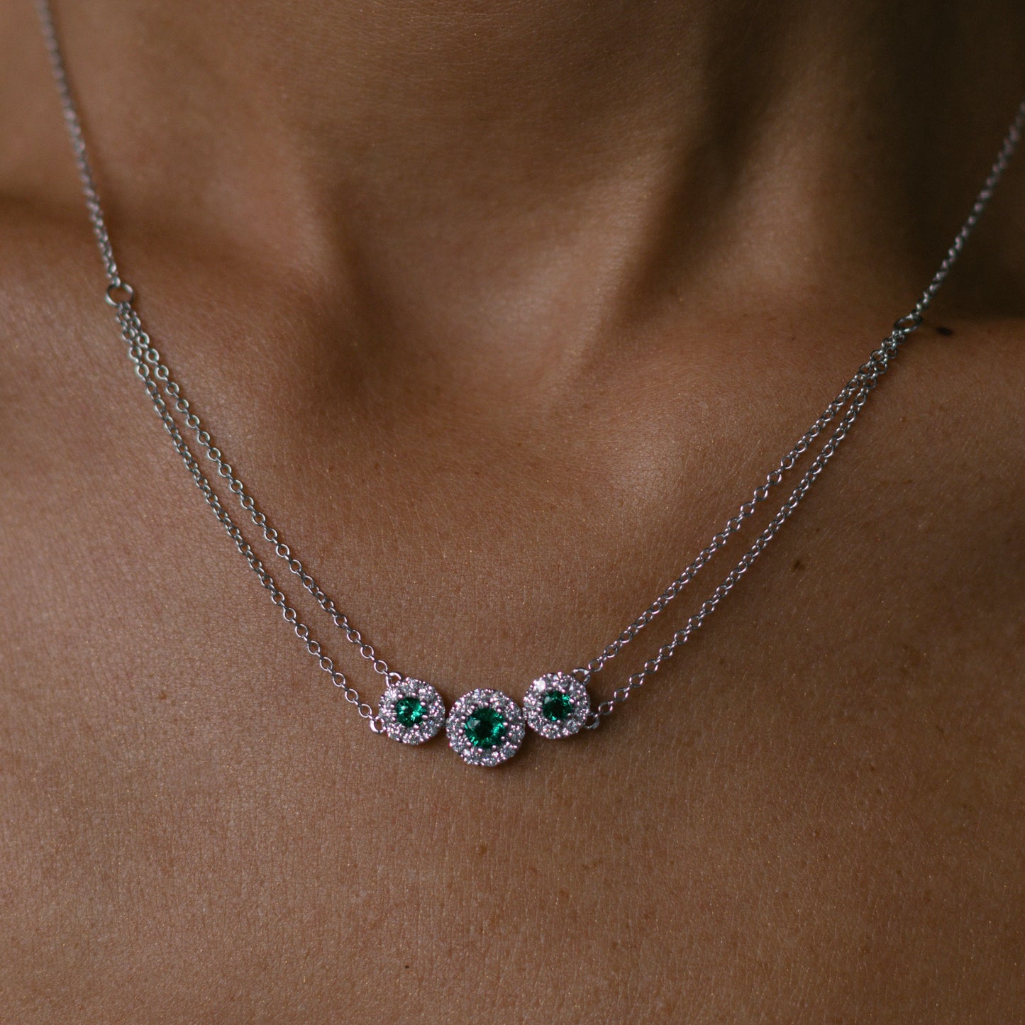 The Emerald Mini Necklace