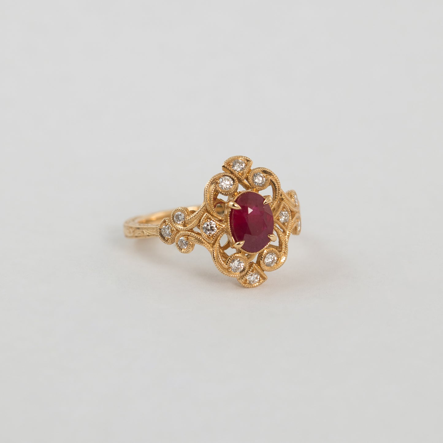 The New Victorian Ruby Ring