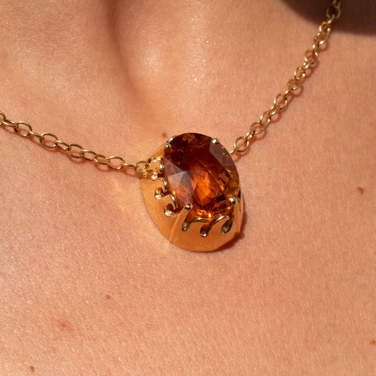 The Rich Citrine Pendant