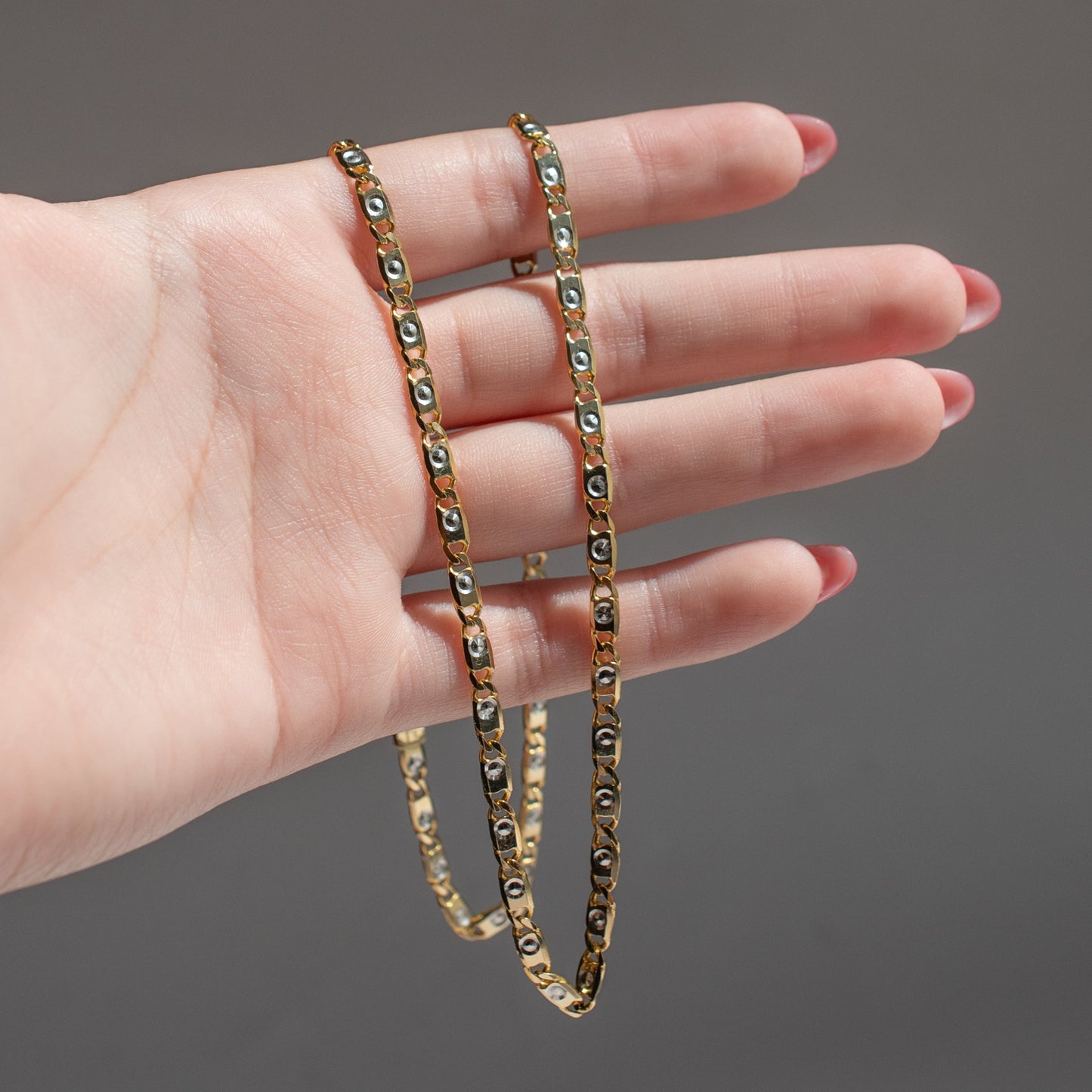 Vintage Two-Toned Fancy Link Chain