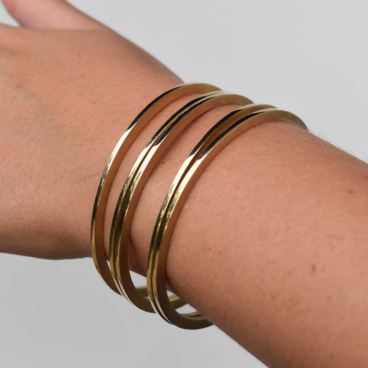 Solid 14k Gold Bangle