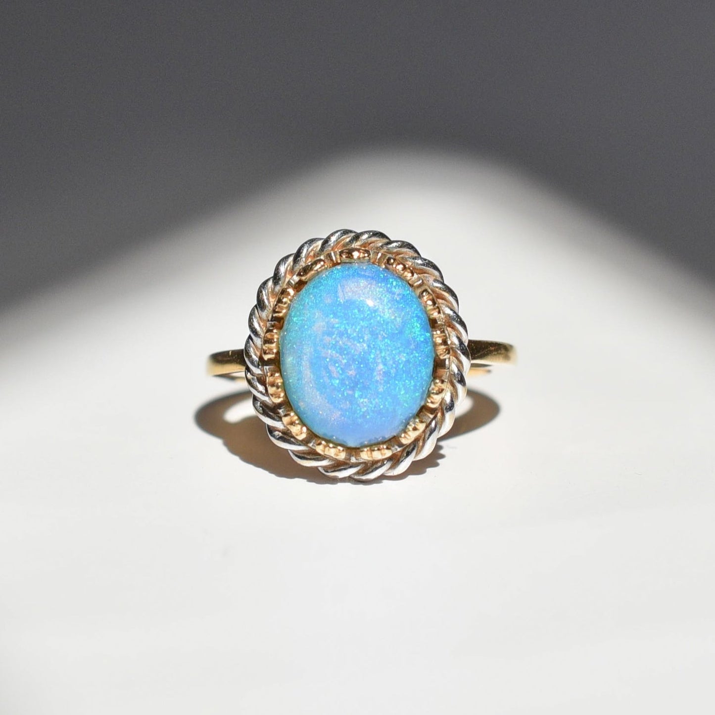 Vintage Two-Toned Opal Ring