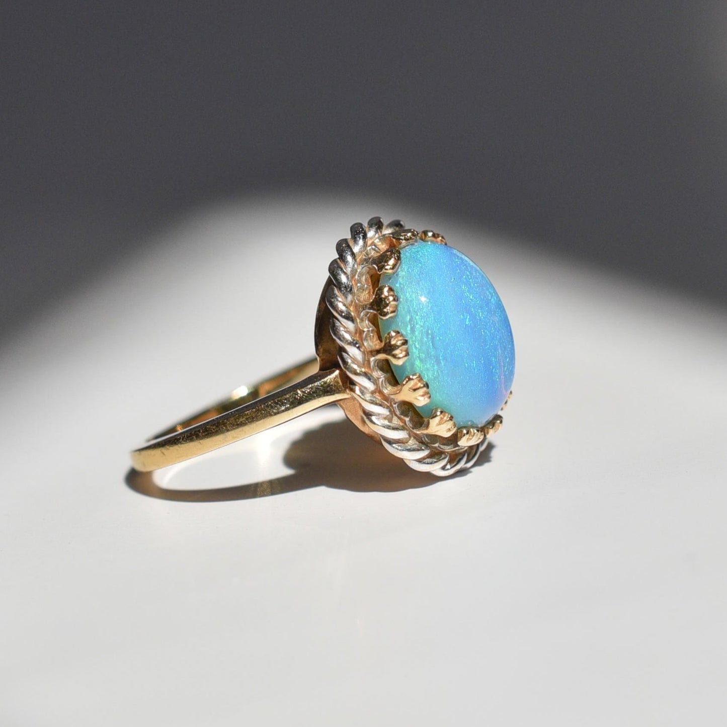 Vintage Two-Toned Opal Ring