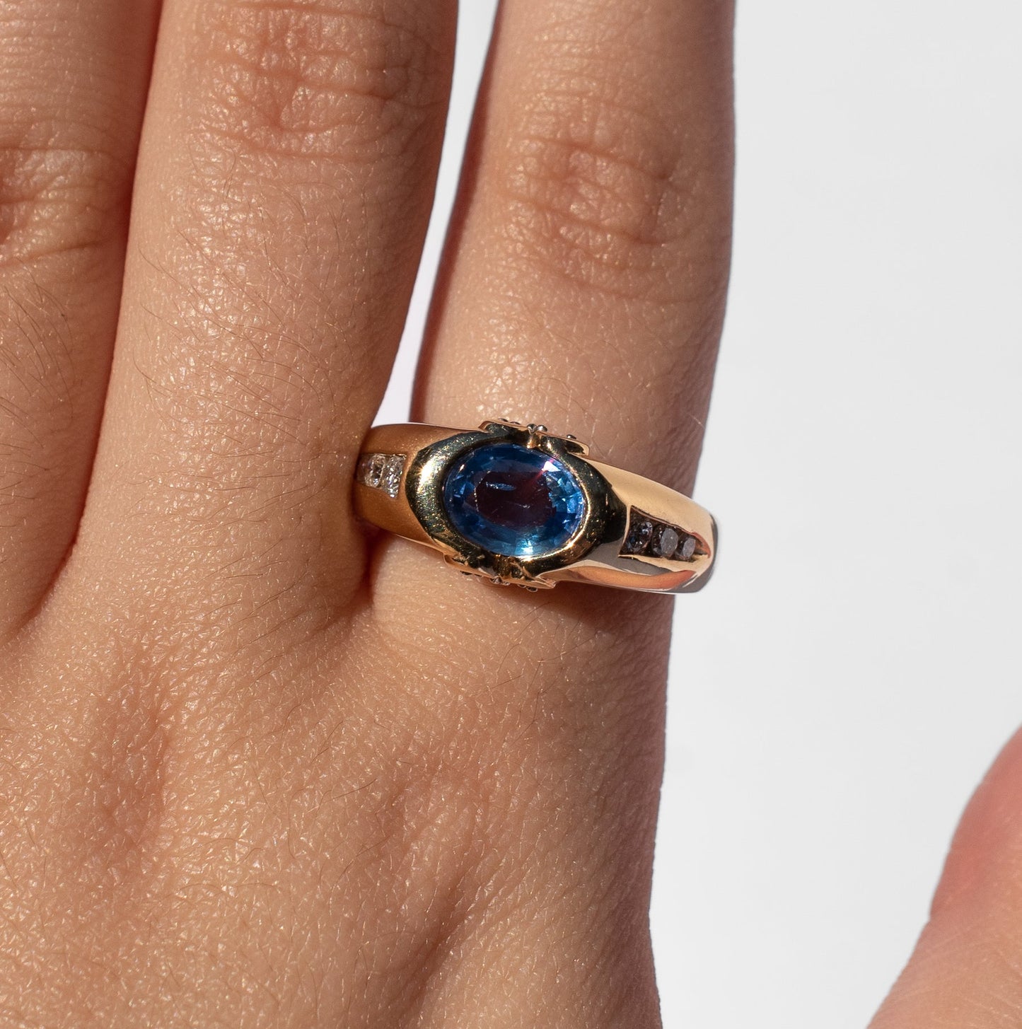 Vintage Ceylon Sapphire Ring
