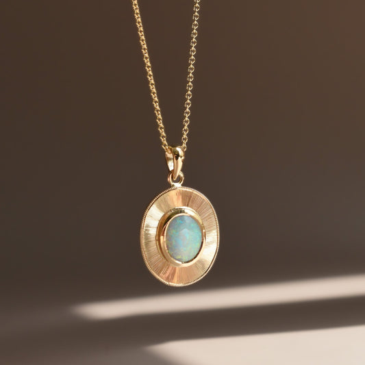 Opal Solarium Pendant