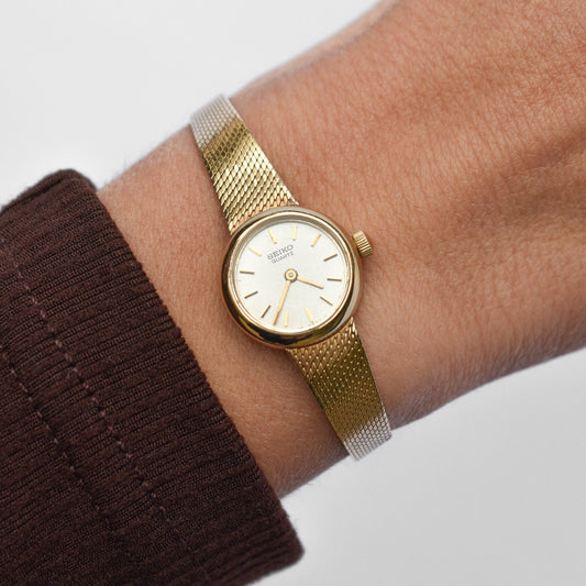 Vintage 14k Ladies Seiko Quartz Watch