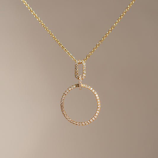 The Interlocking Diamond Pendant