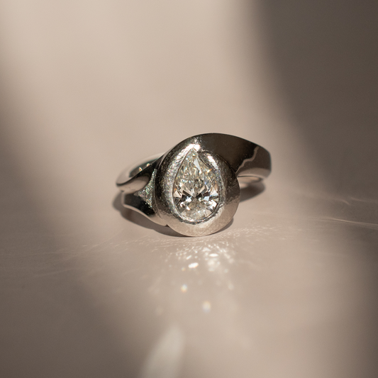 The Sculpted Diamond Ring by Jay Lubeck