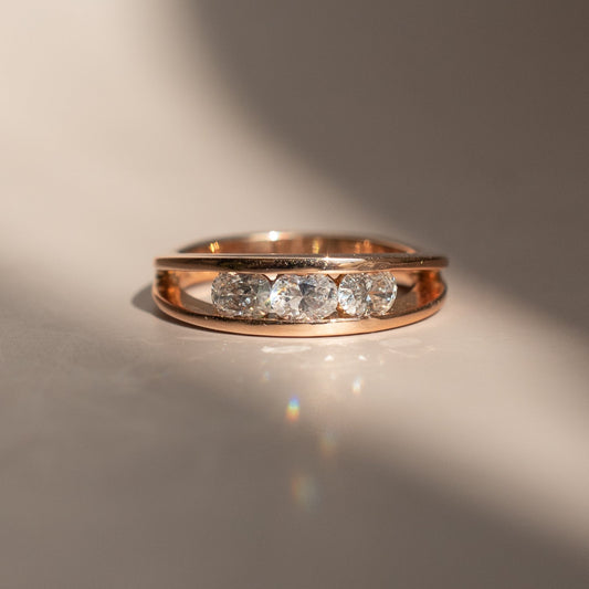 The Rose Gold Diamond Ring by Jay Lubeck