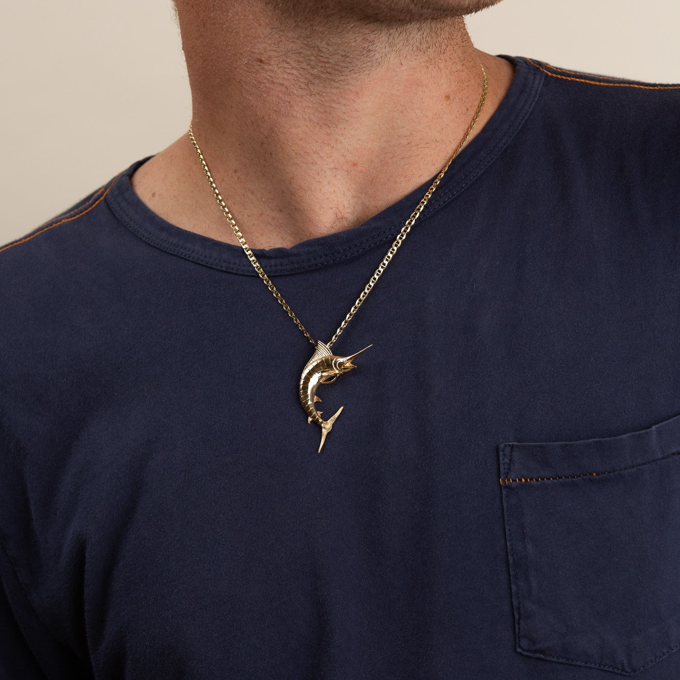 The White Marlin Pendant