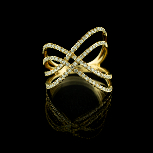 The Woven Diamond Ring