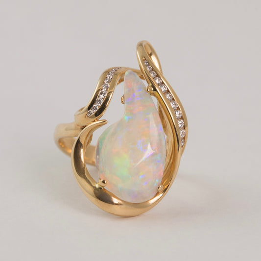 The Abstract Opal Ring