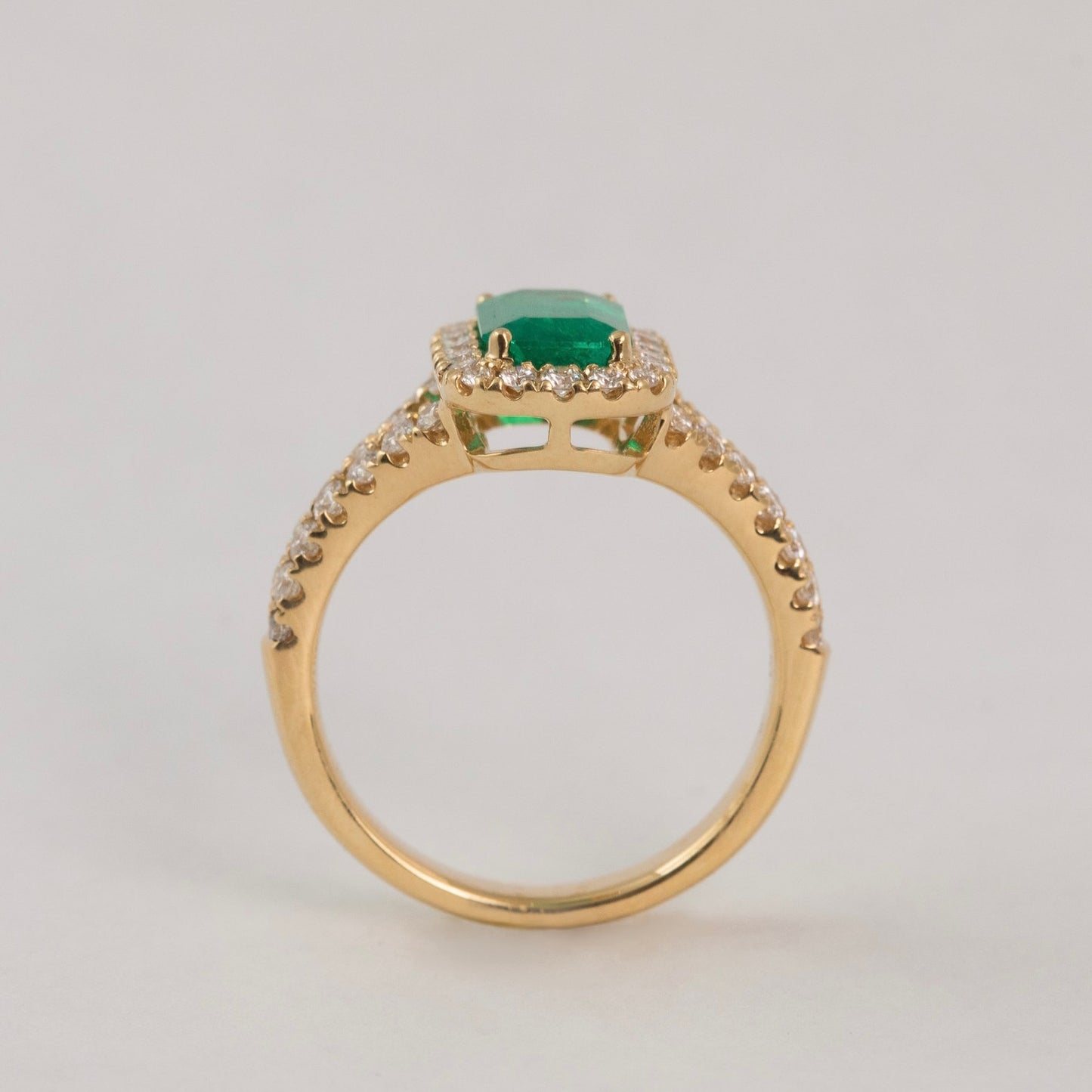 The Angel's Cry Emerald Ring